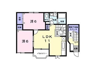 南方駅 徒歩13分 2階の物件間取画像